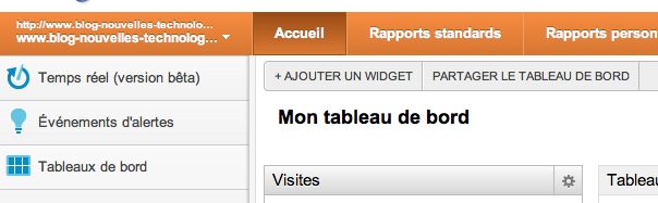 Les nouveautés sont arrivées sur Google Analytics ! - Tableaux de bords peuvent être partagés