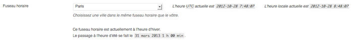 Remettez possiblement votre pendule à l’heure sur WordPress