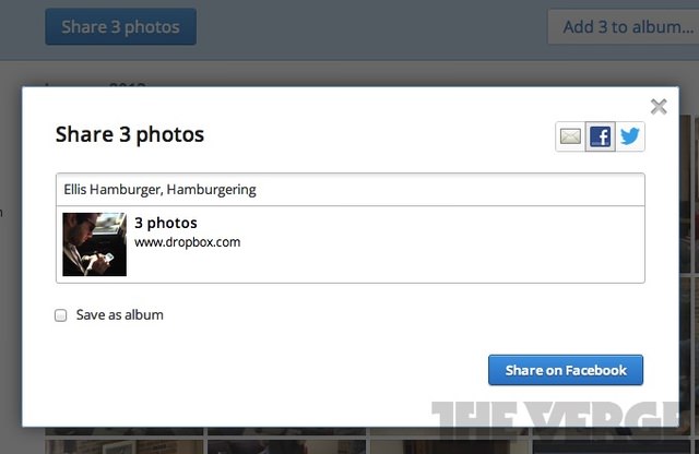 Dropbox passe au social, en ajoutant une prévisualisation de fichier et un flux pour le partage de photos