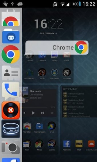 Ajoutez la sidebar Ubuntu Phone OS sur Android avec Glovebox - Lancement des applications Android depuis une barre latérale