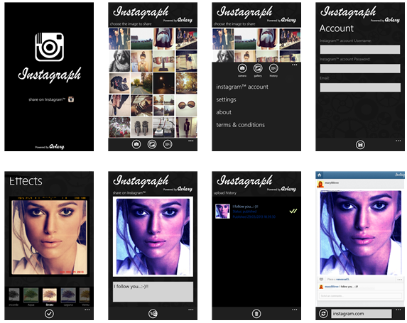 Instagraph se voulait être le remplaçant d'Instagram sur Windows Phone