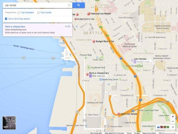 Des cartes permettent de visualiser désormais vos informations sur Google Maps