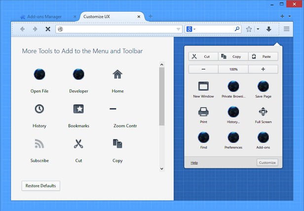 Firefox retouche son interface utilisateur ressemblant davantage à Chrome