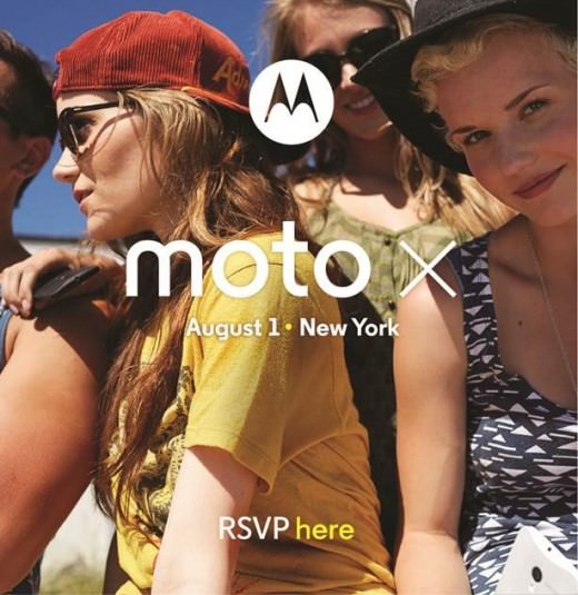 Présentation du Moto X le 1er août à New York