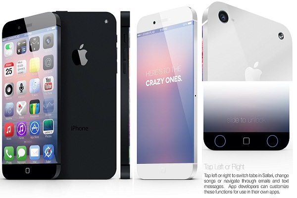 Concept de l'iPhone 6 réalisé par Johnny Plaid