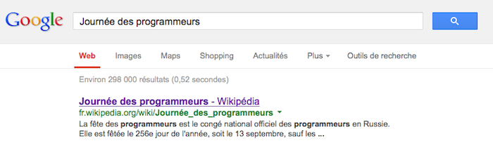 La journée des programmeurs sur Google France