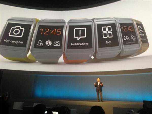 Tout un tas d'applications seront accessibles avec la Galaxy Gear