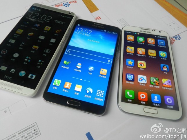 Comparaison du Galaxy Note 3 avec le HTC One Max et le Galaxy S4