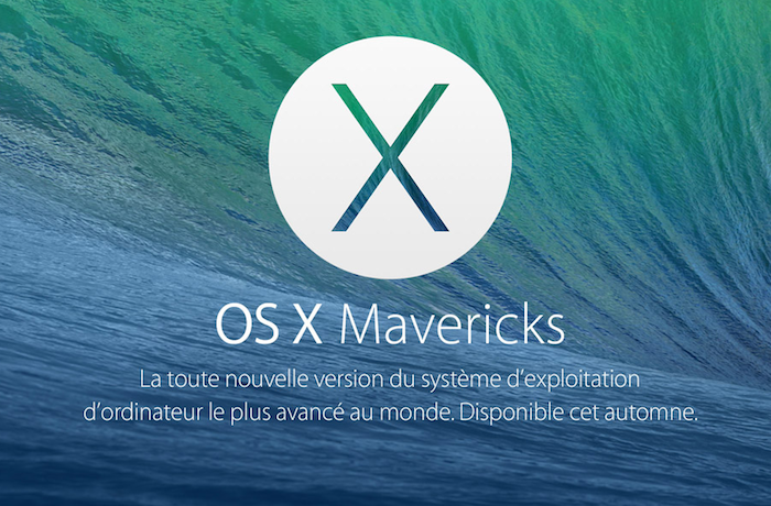 OS X Mavericks sera gratuit, et disponible dès aujourd'hui
