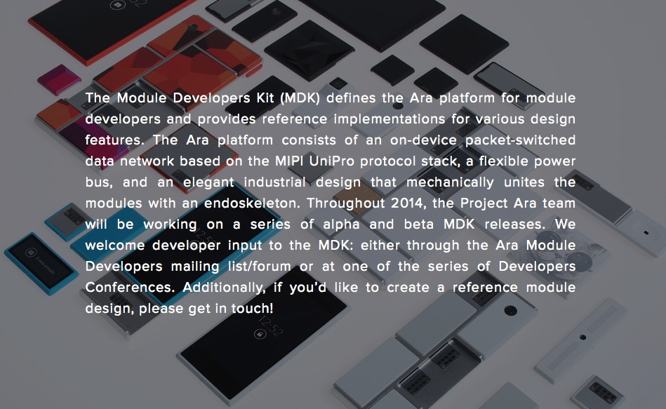 Google a publié le premier MDK, Module Developers Kit