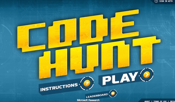 Code Hunt : un jeu pour apprendre à programmer