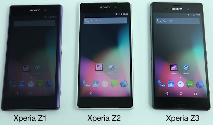 Xperia Z1, Z2 et Z3 : tous sous Android 5.0 Lollipop