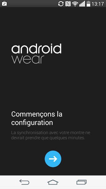 LG G Watch : couplage en Bluetooth