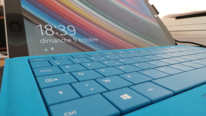 Surface Pro 3 : avec le Type Cover