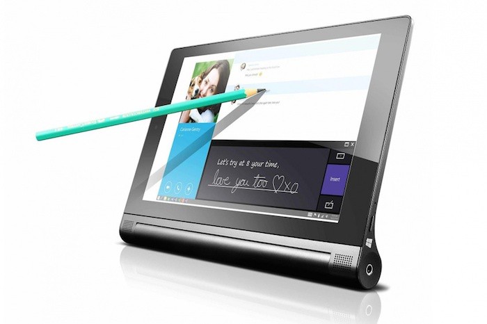 YOGA Tablet 2 : écriture avec un crayon