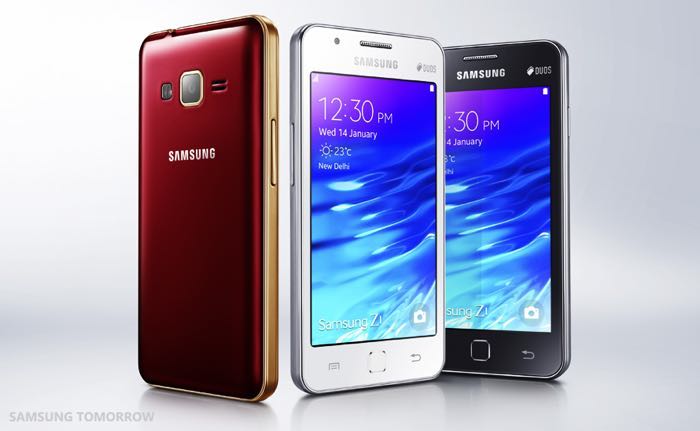 Samsung Z1 - disponible en 3 coloris
