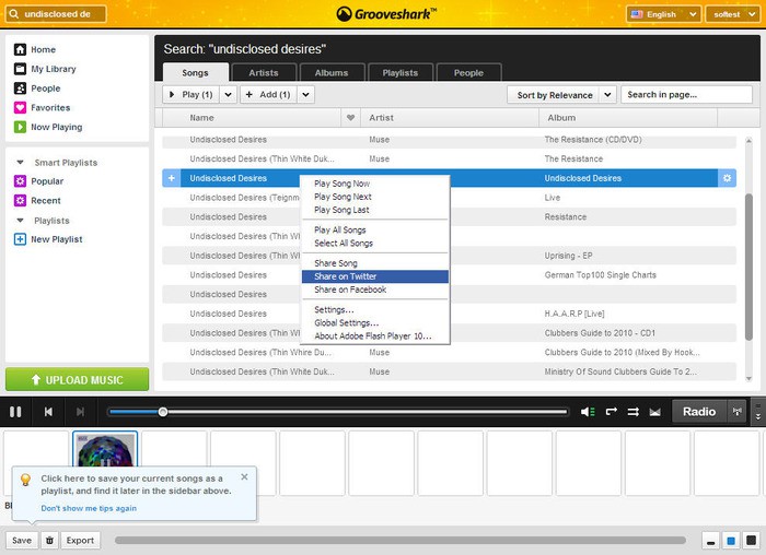 Grooveshark ferme ses portes