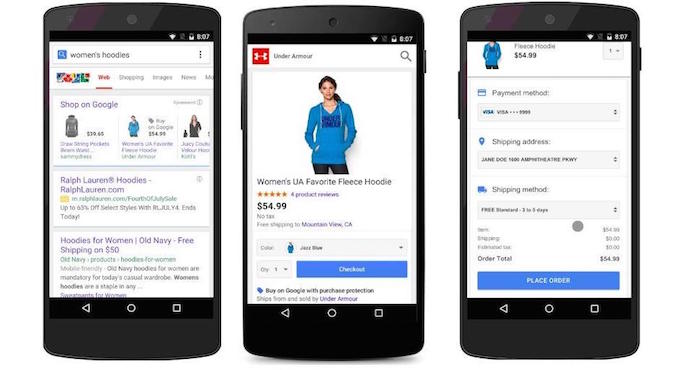 Google vous permettra d'acheter des trucs plus rapidement sur sa page de recherche