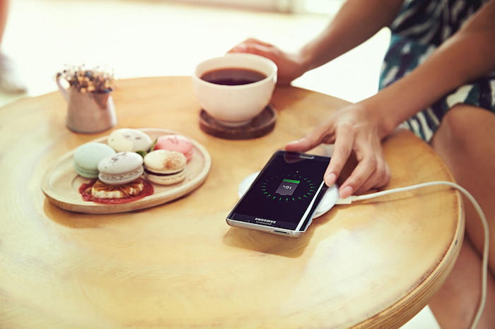 Galaxy S6 Edge+ : recharge sans fil