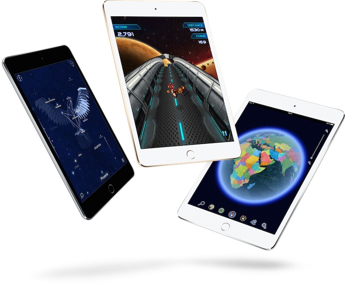 Apple lance un iPad mini 4 plus rapide