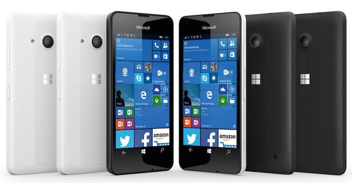 Lumia 550, 750, et 850