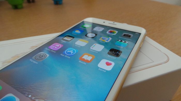 iPhone 6s Plus : vue de face