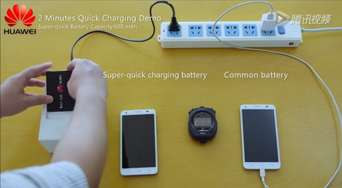 Huawei dévoile de nouvelles batteries qui se chargent en quelques minutes