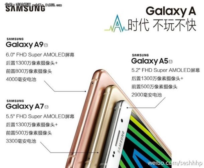 Galaxy A9 : les premiers détails révèlent un énorme écran et une batterie géante