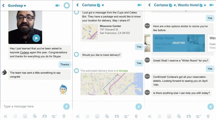 Build 2016 : Skype va embarquer Cortana et bien plus