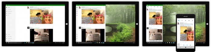 Twitter pour Windows 10 Mobile : Universal Windows Platform