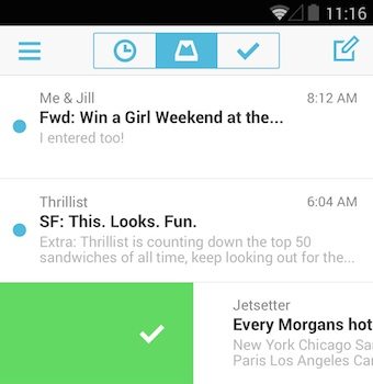 dropbox pousse mailbox sur android et carrousel sur android et ios 1