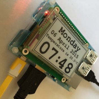 ecran e paper raspberry pi kickstarter 1