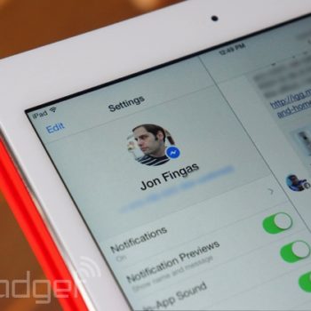 facebook messenger est enfin optimisee pour lipad 1