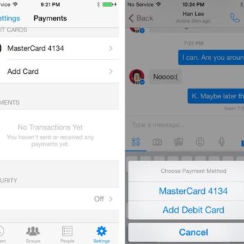 facebook messenger est pret pour les paiements mobiles entre amis 1