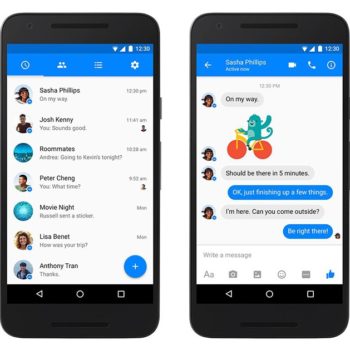 facebook messenger passe au material design 1