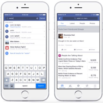 facebook nouvelle recherche va parcourir tous les messages publics 1