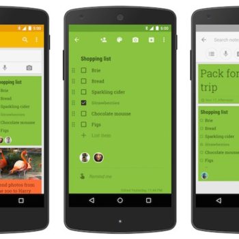 google keep introduit le partage des notes 1