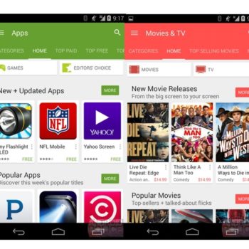 google play store 5 0 une refonte de lapplication 1