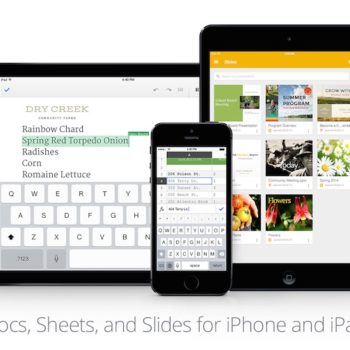 google pousse slides sur ios et met a jour docs et sheets 1