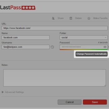 lastpass et dashlane offrent un changement automatique des mots de passe 1