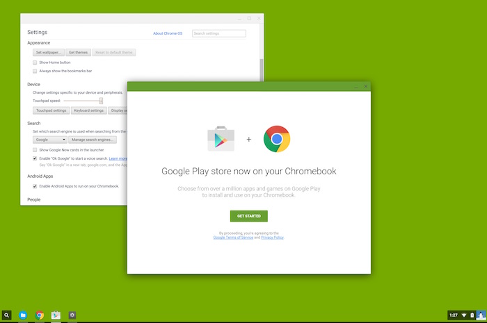 Le Google Play Store va arriver sur Chome OS, et donc tous les Chromebooks