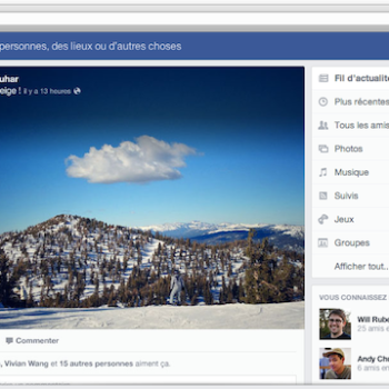 le news feed de facebook arrive sur le web aujourdhui ios dans quelques semaines et android apres 1
