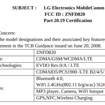 le nexus 5 passe sur les bancs dessai de la fcc 1