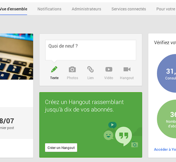 les statistiques de votre chaine youtube au sein de google 1