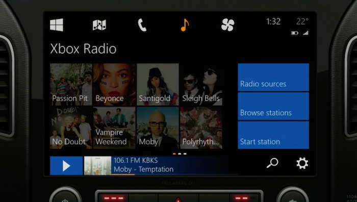 microsoft veut apporter ses tuiles windows dans le tableau de bord de votre voiture 1