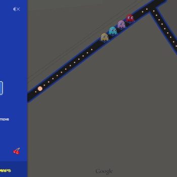 pac man google maps 1