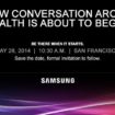 samsung annonce evenement lie a la sante pour le 28 mai 1