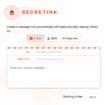 secretink veut etre le snapchat dans lenvoi des sms et e mail 1