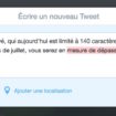 twitter abandonne limite 140 caracteres dm 1