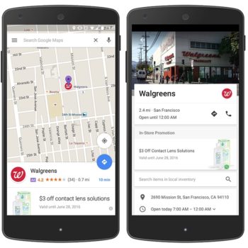 davantage de publicites arrivent sur google maps 1 1